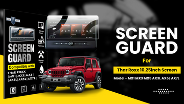Protect Your Mahindra Thar Roxx Experience with Gear Guard Premium Touch Screen Protectors
