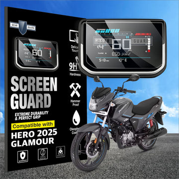 Hero Glamour X 125 (2025) Instrument Cluster Screen Guard