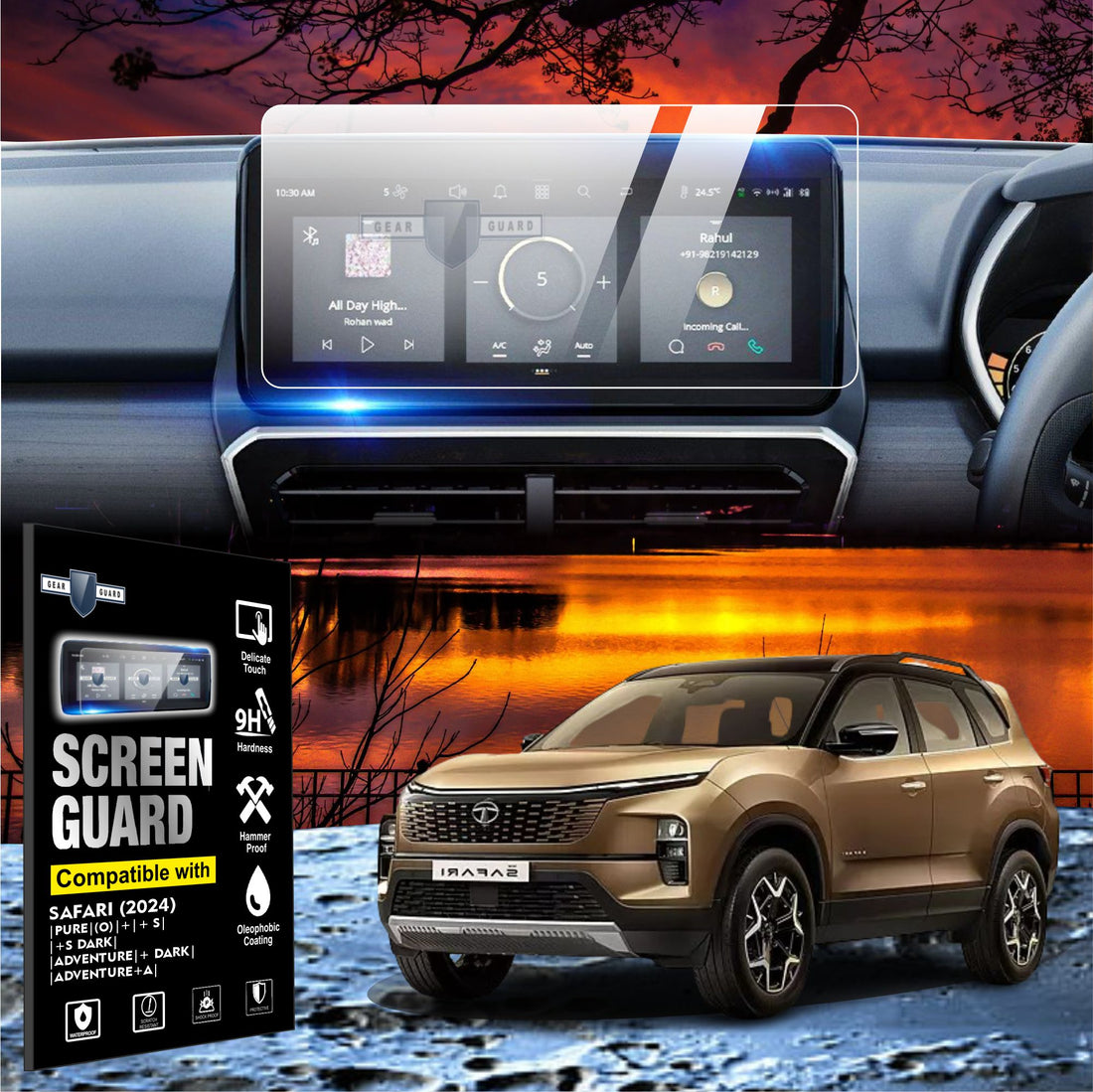 Tata Safari Facelift screen guard,Tata Safari Facelift,Tata Safari Facelift accessories 2024,Tata Safari Facelift accessories,Tata Safari Facelift screen protector,Tata Safari Facelift tampered,Tata Safari Facelift 2024 Screen Guard,Tata Safari Facelift 2024 Screen Protector,Tata Safari Facelift 2024 tampered