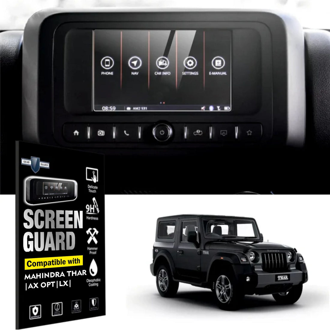 Mahindra Thar screen guard,Mahindra Thar,Mahindra Thar accessories 2024,Mahindra Thar accessories,Mahindra Thar screen protector,Mahindra Thar tampered,Mahindra Thar 2024 Screen Guard,Mahindra Thar 2024 Screen Protector,Mahindra Thar 2024 tampered