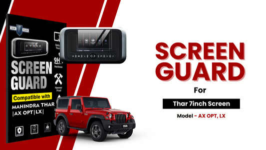 Screen Protectors for Mahindra Thar (2020-2024) Navigation System Touchscreens