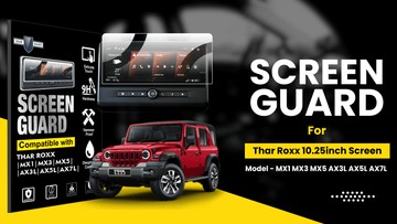 Screen Protectors for Mahindra Thar ROXX Touch Screen Guard Navigation System Touch screen - Gear Guard