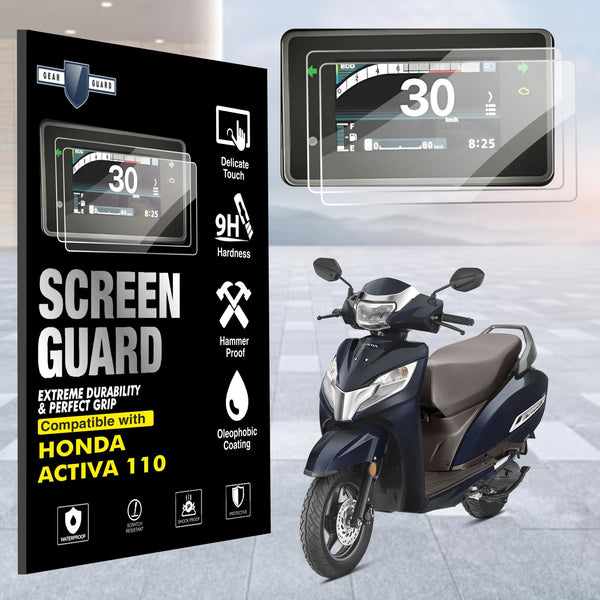 [2 Pack ] Activa 125 TFT Instrument Cluster Digital Speed Meter Screen Protector [2025] - S4C_HONDA_ACT_125