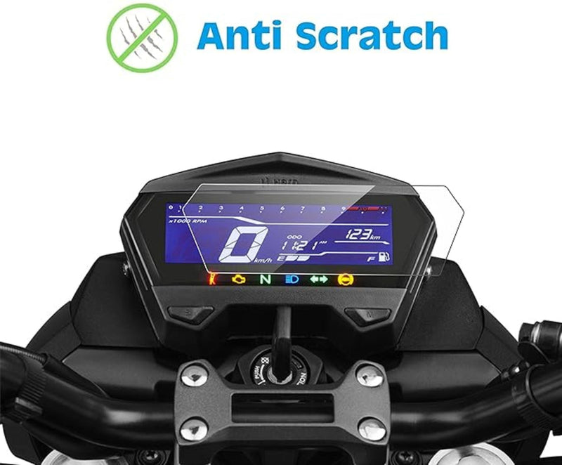 [2 Pack] Hero Xtreme 160R Bike TFT Instrument Cluster Digital Speed Meter Screen Protector [2020 - 2025] - S6C_XTREME_160R