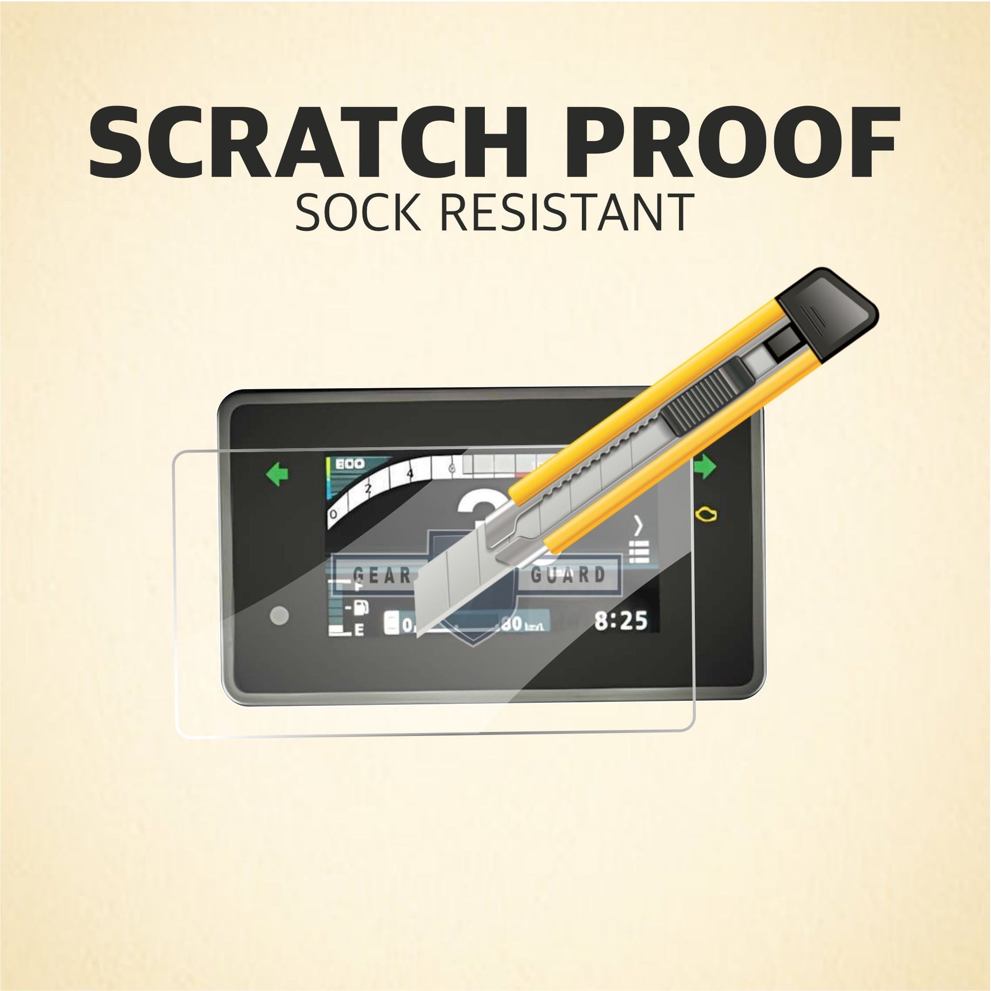 [2 PACK] Honda CB 125 Hornet Bike Accessories Speedometer Screen Guard [2025] - S4C_HORNE_125