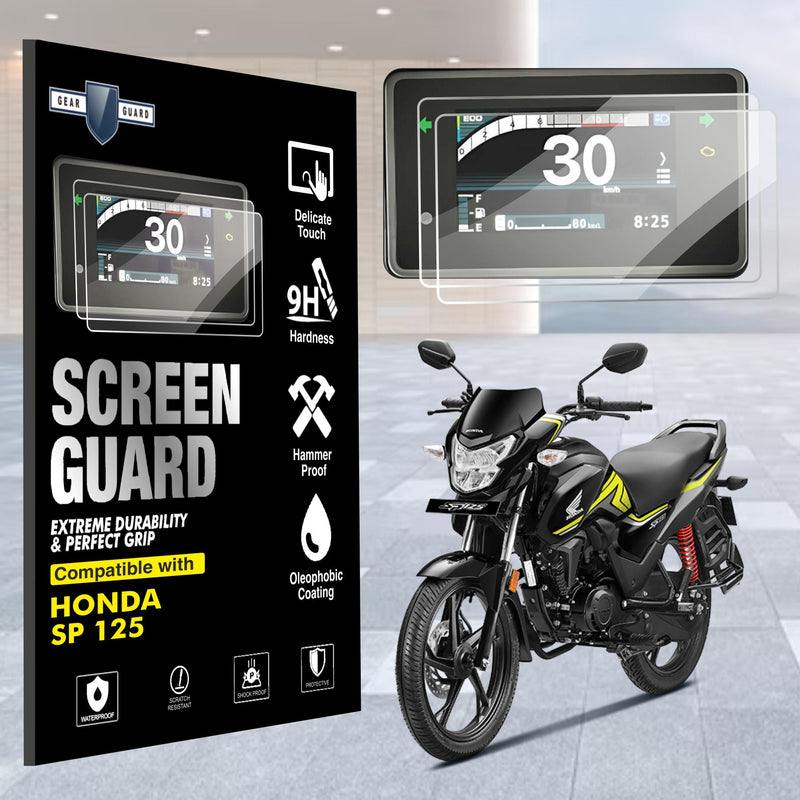 [2 Pack] HONDA SP 125 New Speedometer Screen Protector - HONDA_NSP125