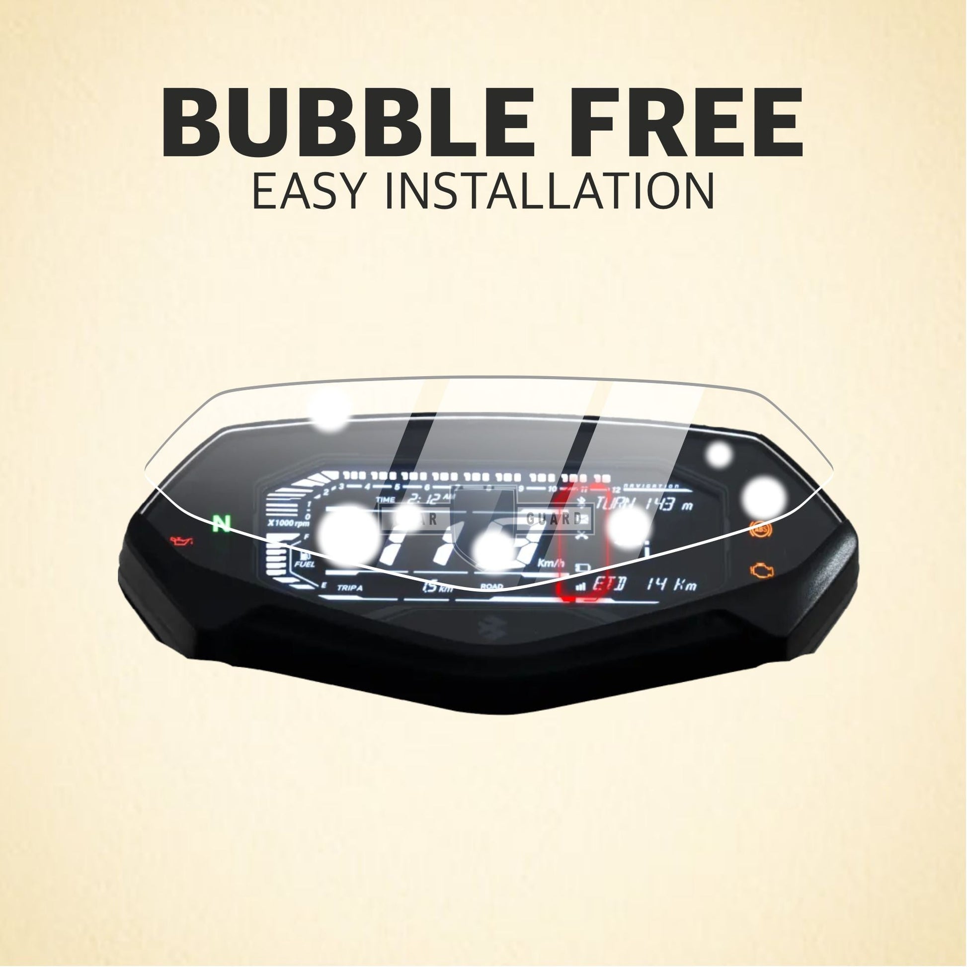 [2 Pack] New Bajaj Pulsar N160 TFT Instrument Cluster Digital Speed Meter Screen Protector [2024 - 2025] - S4C_PULSAR_N160_2024