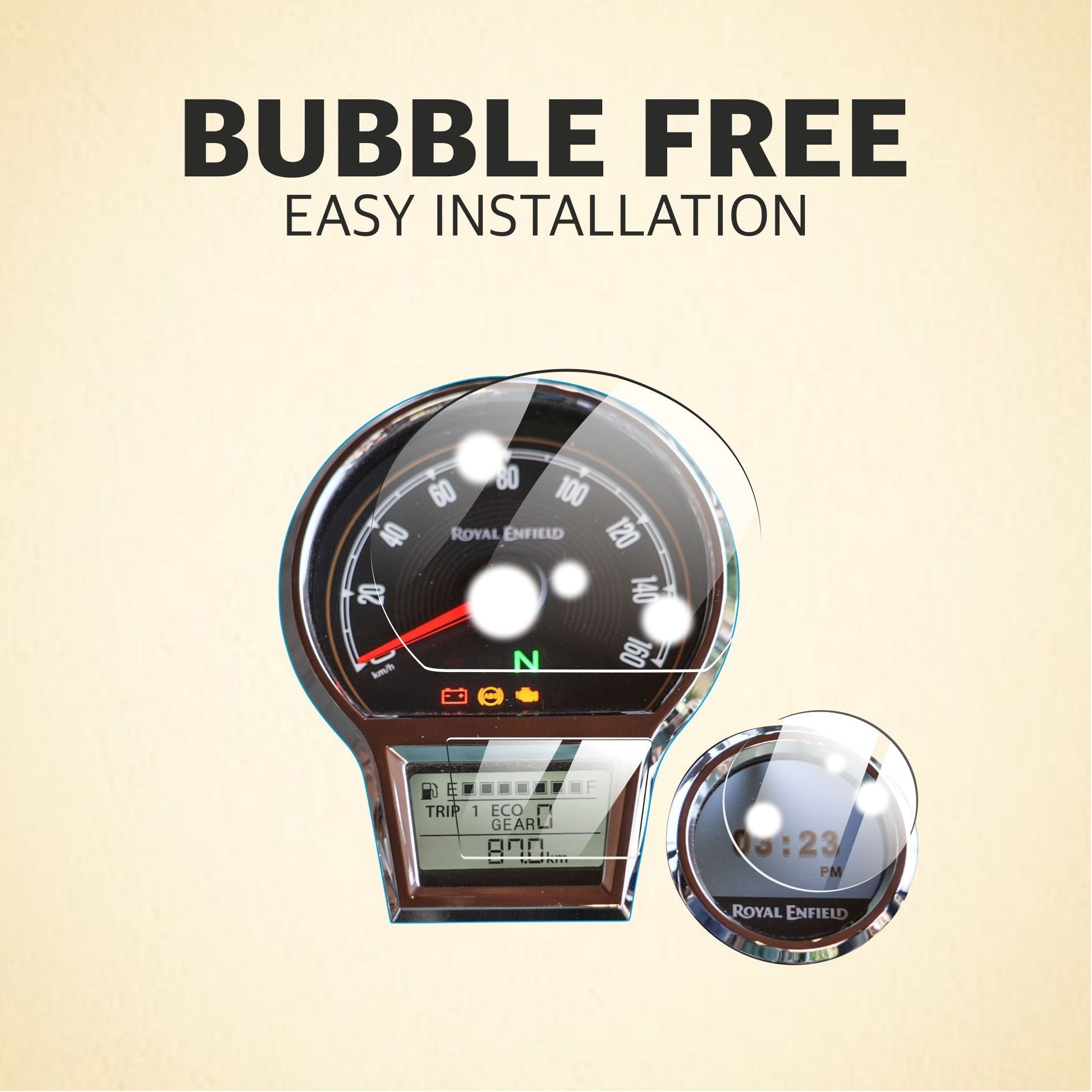 [2 PACK] Royal Enfield Goan Classic 350 Bike Accessories Speedometer Guard - SBC_GOAN_350