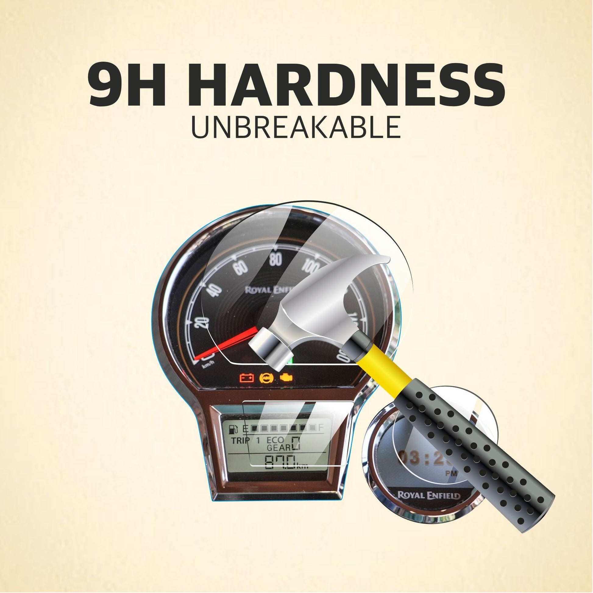 [2 PACK] Royal Enfield Goan Classic 350 Bike Accessories Speedometer Guard - SBC_GOAN_350