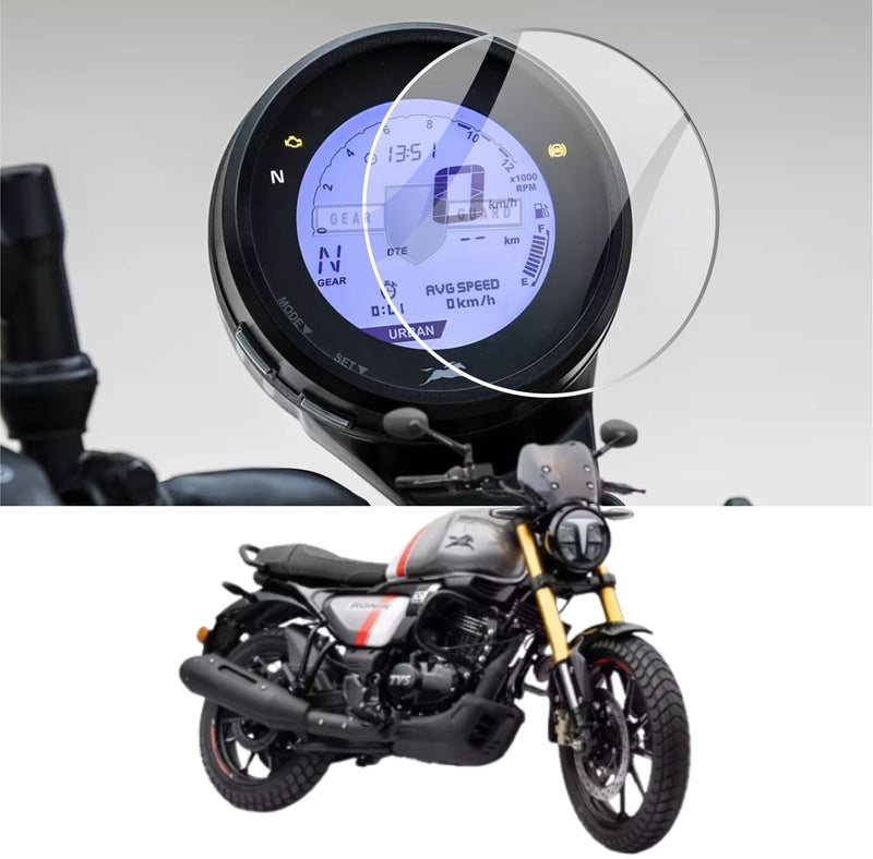 [2 Pack] TVS Ronin Bike Instrument Cluster Digital Speed Meter Screen Protector [2022 - 2025] - S7C_RONIN