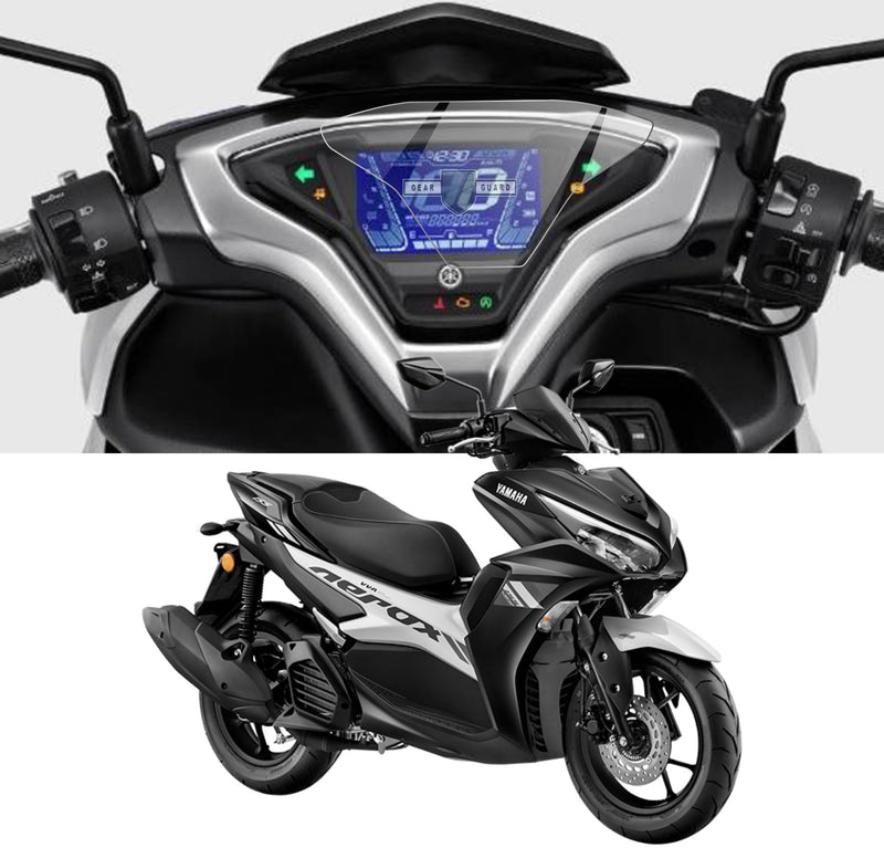 [2 Pack] Yamaha Aerox 155 BS6 TFT Instrument Cluster Digital Speed Meter Screen Protector [2021 - 2025] - S7C_AEROX155_2021_25