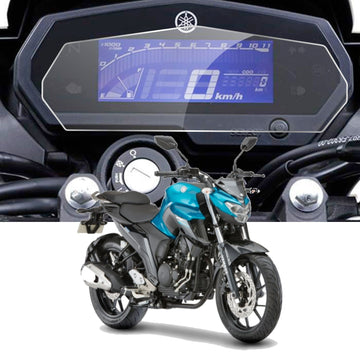 [2 Pack] Yamaha FZ 25 BS6 TFT Instrument Cluster Digital Speed Meter Screen Protector [2017 - 2024] - S4C_FZ_25
