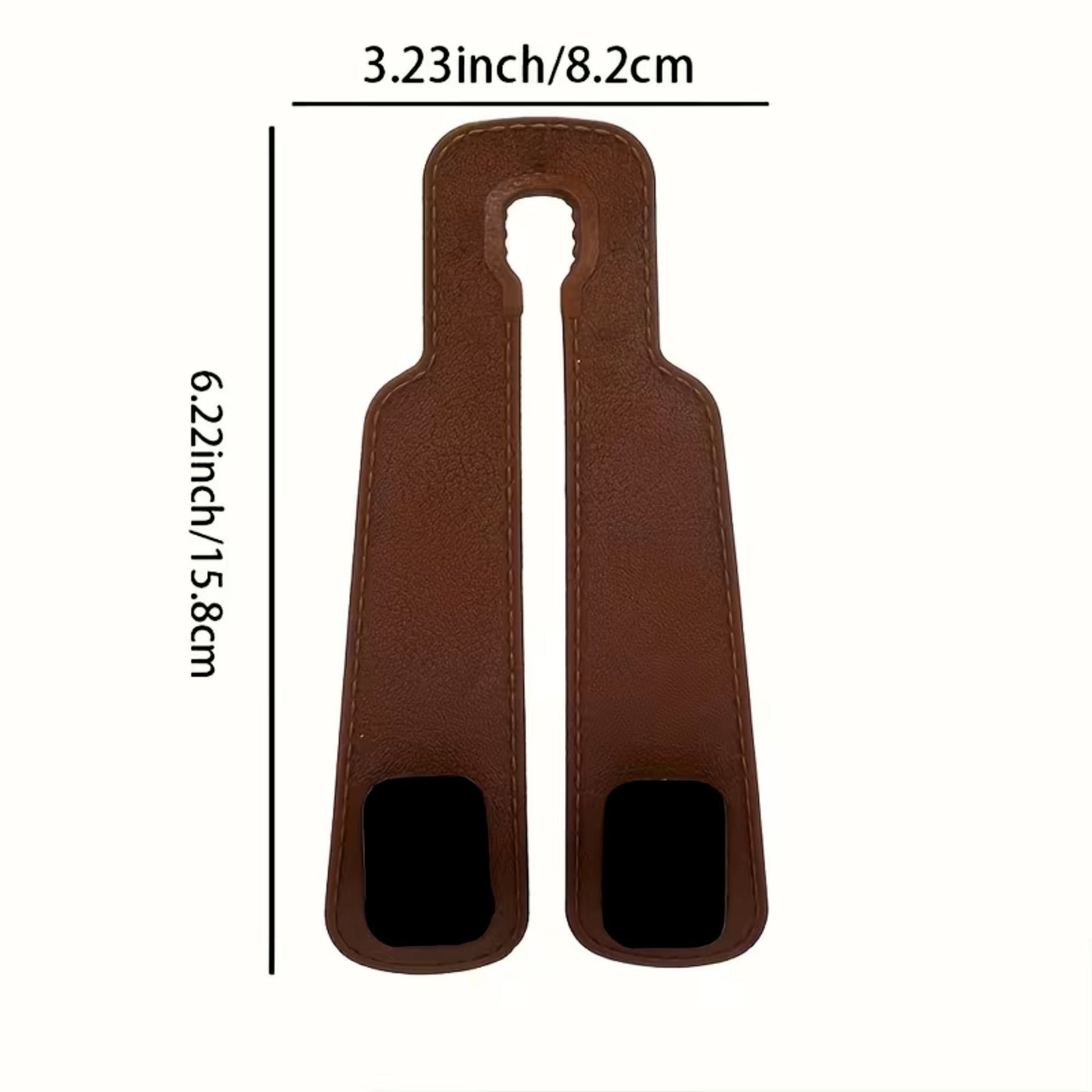 [2Pack] Car Headrest Dual Hook - HEADREST_HOOK_BLK2