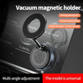 360° Magnetic Suction Cup Phone Holder Foldable Vacuum Mount, Multi - Angle Adjustment K007– (Black) - S_K007