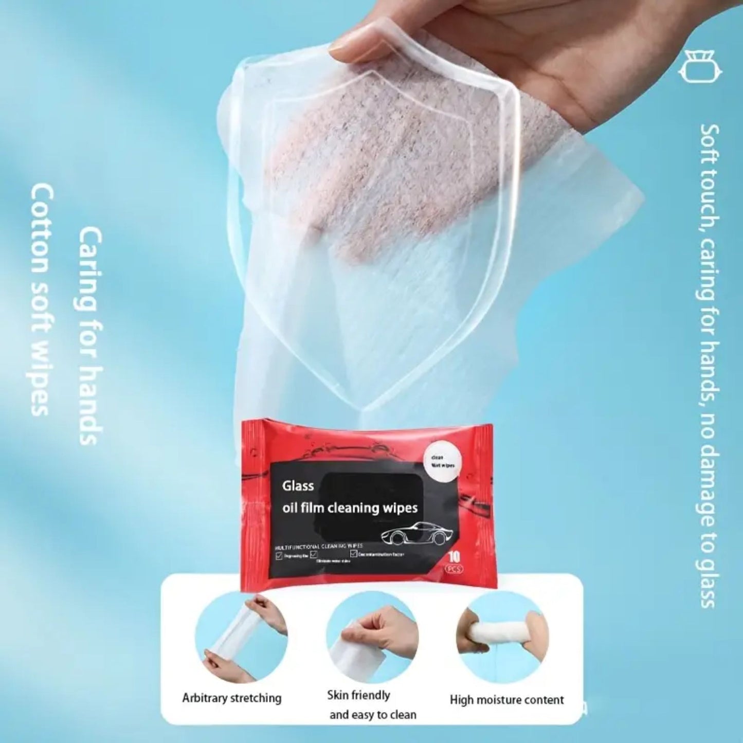 Oil Film Cleaning Wipes