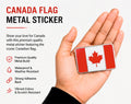 3D Canadian Flag Metal Sticker Emblem - STICKER_CANADIAN_FLG