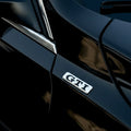3D GTI Logo Car Badge Emblem | 8cm x 3cm | All Vehicle Exterior Decorative Logo, Self - Adhesive - STICKER_GTI