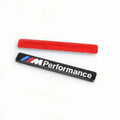 3D M Performance Badge Emblem| 1.2cm x 8.5cm | All Vehicle Exterior Decorative Logo, Self - Adhesive - STICKER_M_PERFORMANCE