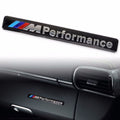 3D M Performance Badge Emblem| 1.2cm x 8.5cm | All Vehicle Exterior Decorative Logo, Self - Adhesive - STICKER_M_PERFORMANCE