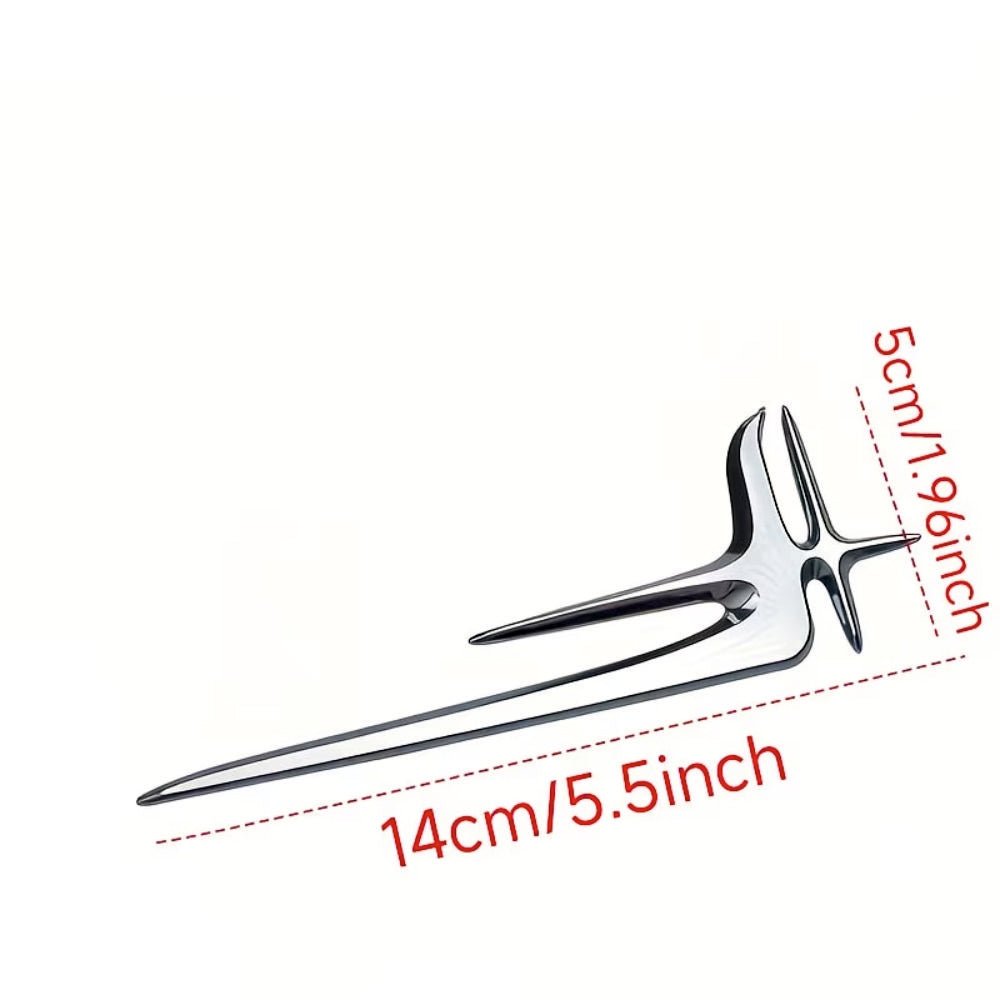 3D Metal Emblem L Shape Side Marker [Pair] - STICKER_L_MARKER