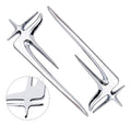 3D Metal Emblem L Shape Side Marker [Pair] - STICKER_L_MARKER
