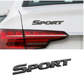 3D Sport Car Badge Emblem | 6.7cm x 2.9cm | All Vehicle Exterior Decorative Logo, Self - Adhesive - STICKER_SPORT_B