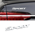 3D Sport Car Badge Emblem | 6.7cm x 2.9cm | All Vehicle Exterior Decorative Logo, Self - Adhesive - STICKER_SPORT_S