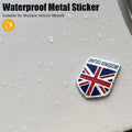 3D United Kingdom Logo Car Badge Emblem | 5cm x 5cm | All Vehicle Exterior Decorative Logo, Self - Adhesive - STICKER_UK