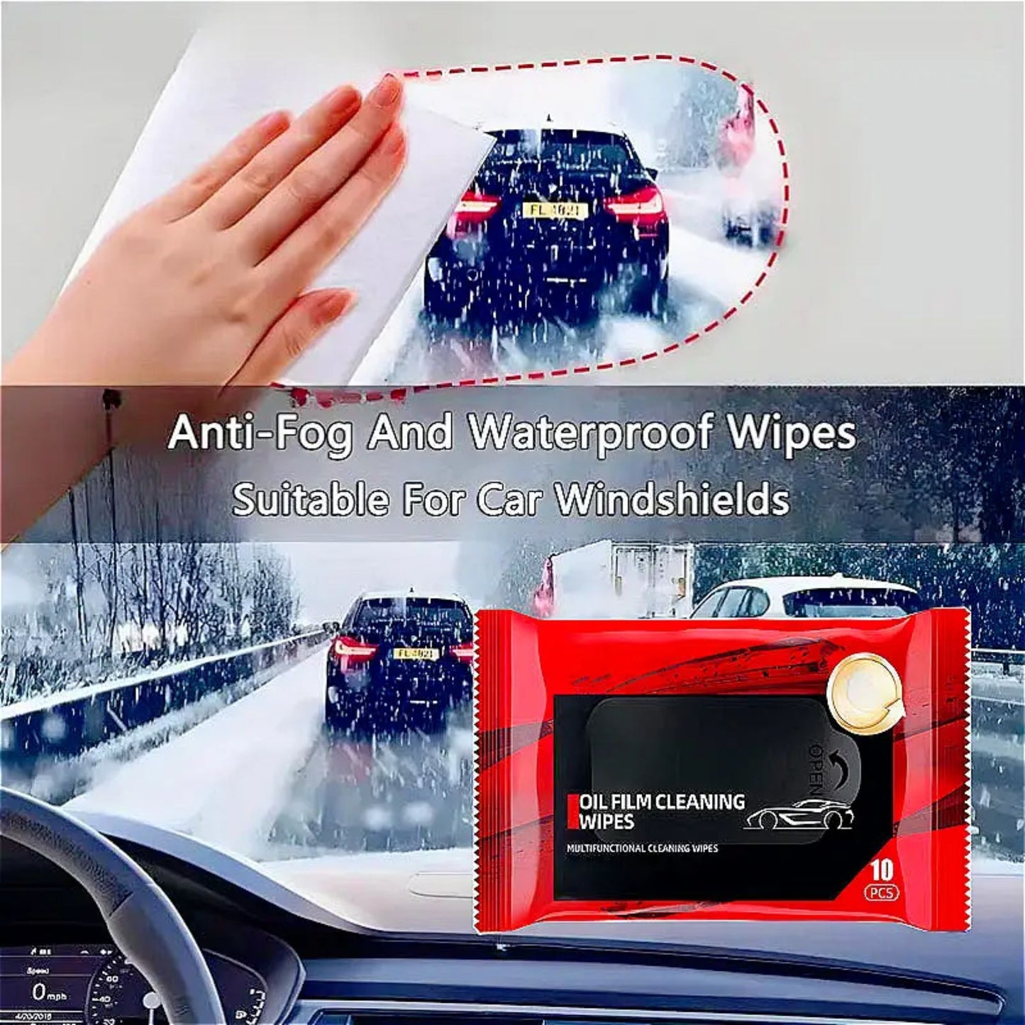 Oil Film Cleaning Wipes