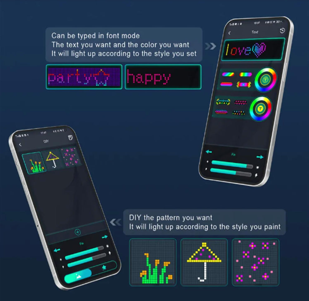 Smart LED Curtain Lights – App Control✨📱 & Music Sync ✨🎵