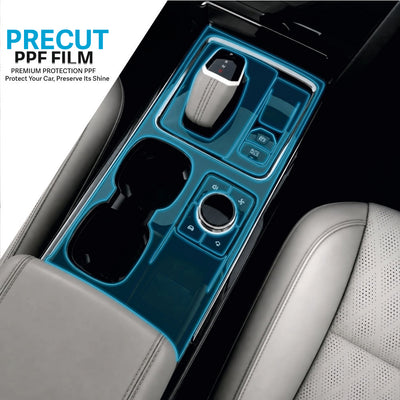 Mahindra XEV 9E Interior EPB Gear Panel Precut PPF Guard