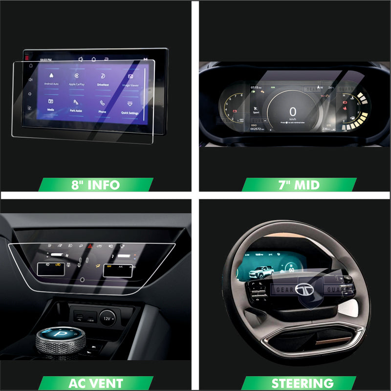 Tata Punch EV Screen Guard Bundle [2026]