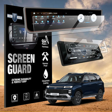 Hyundai Alcazar Facelift Full Touch Screen Infotainment System With AC Vent [2024-2025]