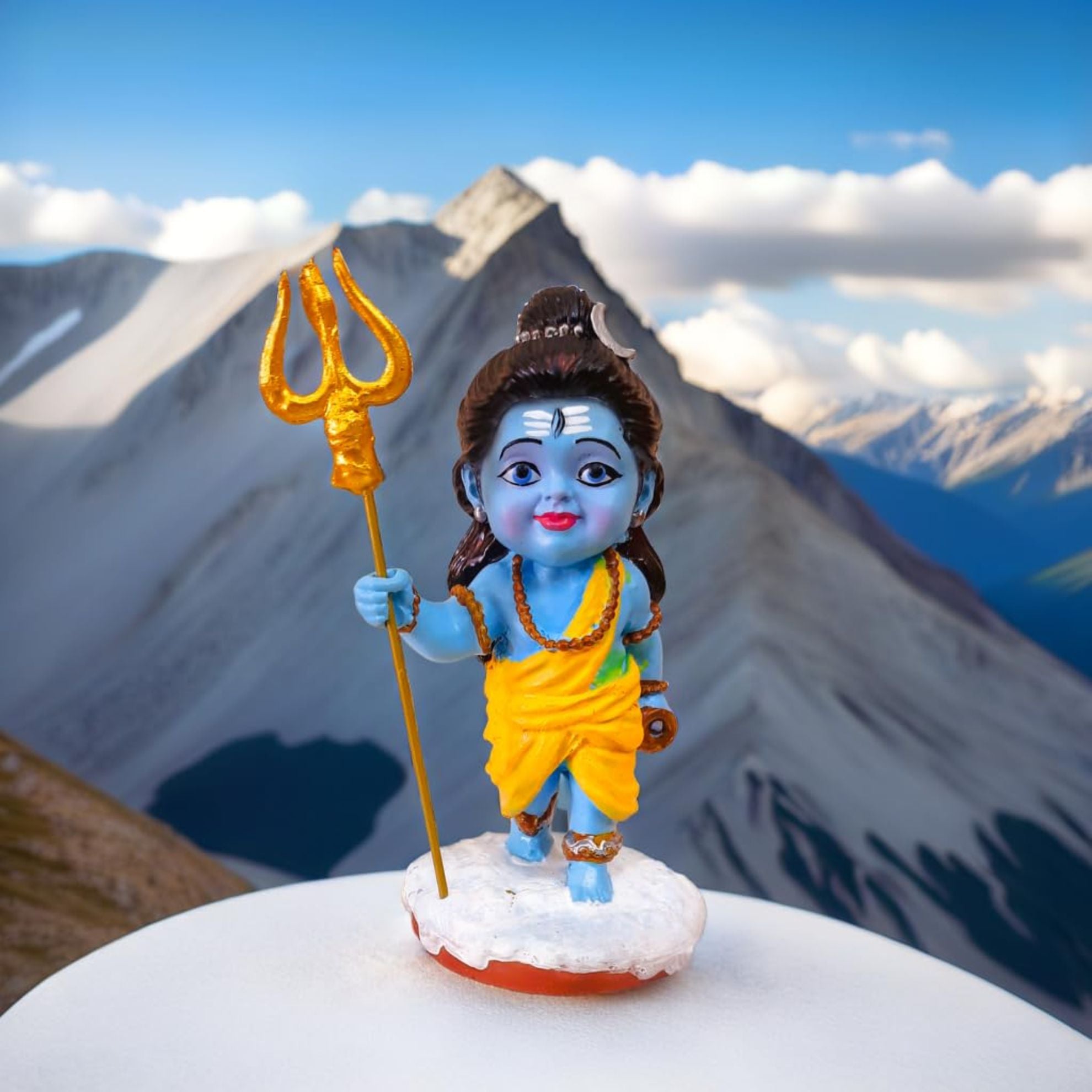 Bal Shiva with Trishul idol For Car Dashboard Accessories