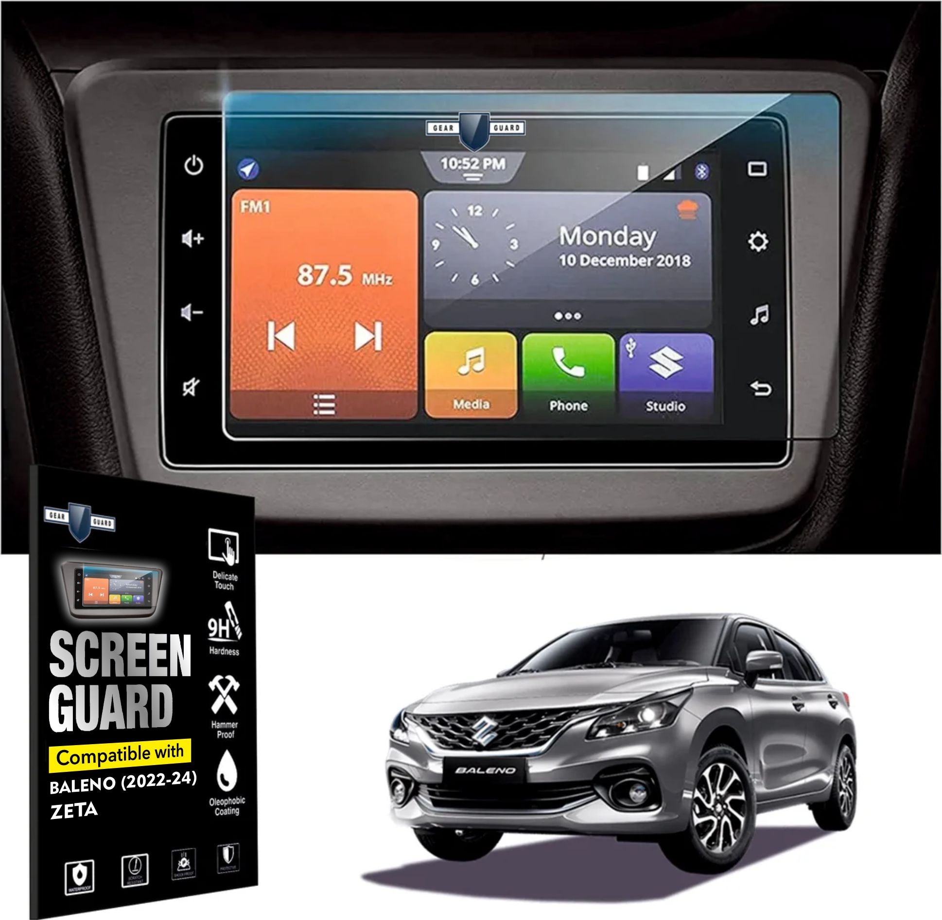 Head unit on sale screen protector