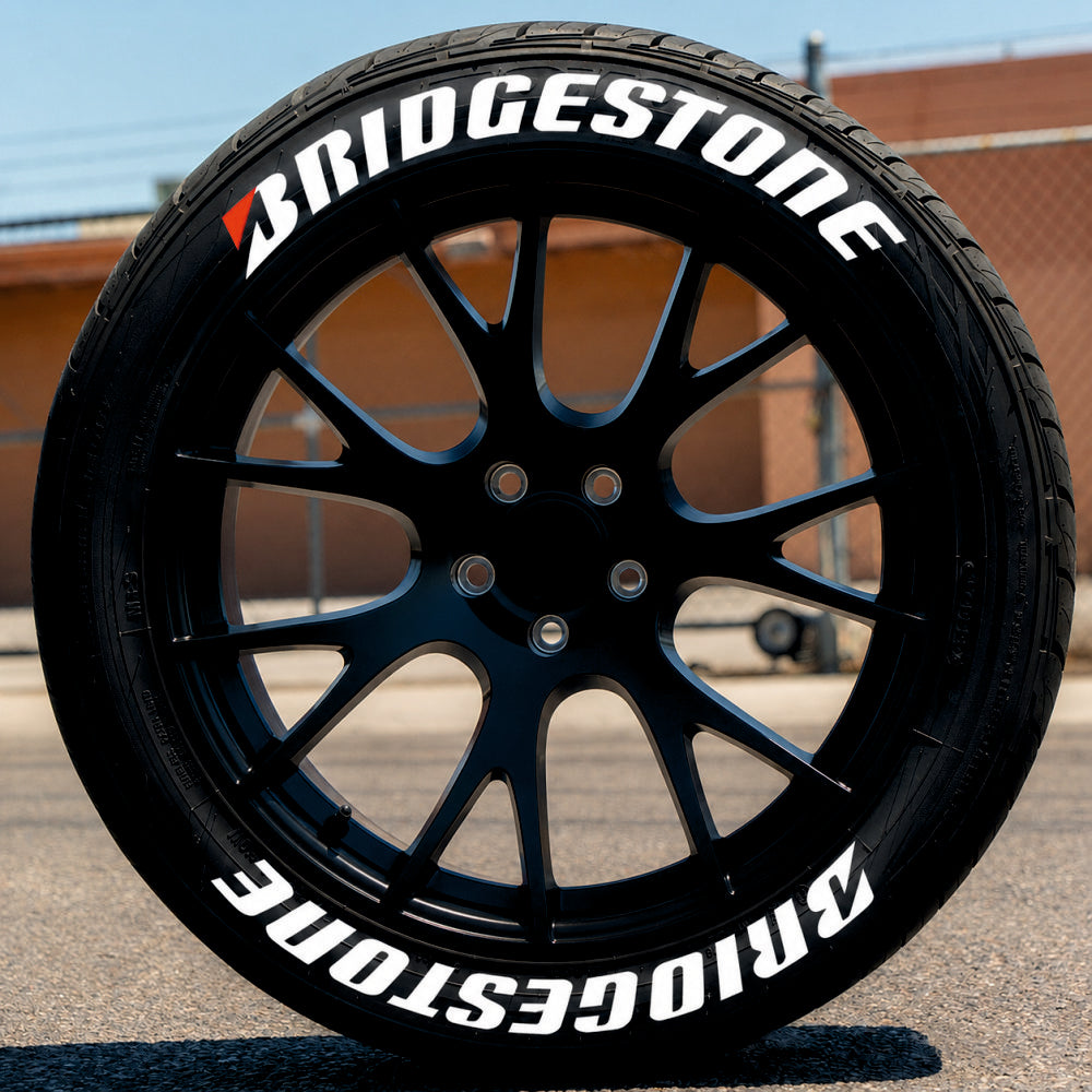 Permanent Tyre Sticker For All Cars & SUV - Bridgestone