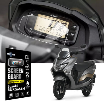 [2 Pack] Suzuki Burgman 125 Street Instrument Cluster Digital Speed Meter Screen Protector 2018-2020