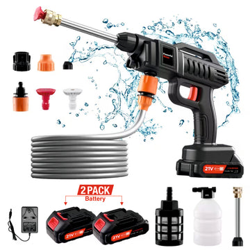 Cordless Portable Wireless Pressure Water Gun (Double Battery)