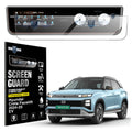 Hyundai Creta Facelift 2024 2025 EV Electric car accessories infotainment system protection guard protector tempered glass 9H hardness full touch screen