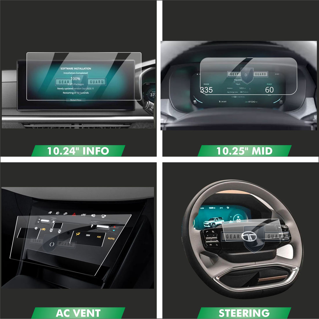 Tata Curvv Screen Guard Bundle [2023-2025]