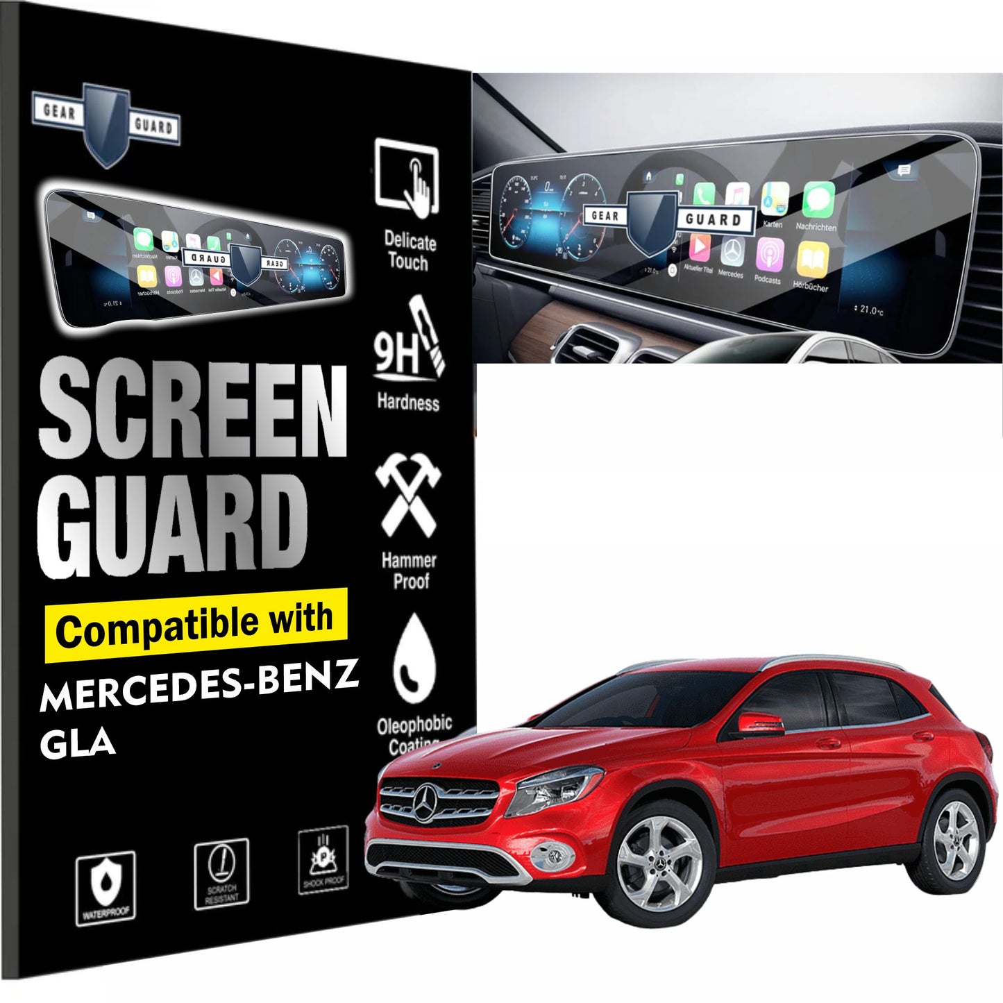 Mercedes_Benz GLA Accessories Touch Screen Guard