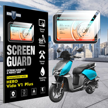 [2 Pack] Hero Vida V1 Plus TFT Instrument Cluster Digital Speed Meter Screen Protector [2022-2024]