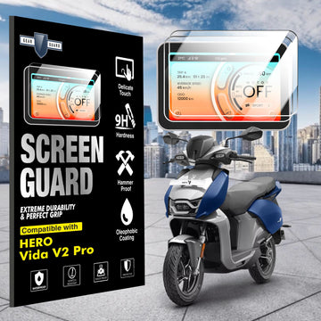 [2 Pack] Hero Vida V2 Pro TFT Instrument Cluster Digital Speed Meter Screen Protector [2024-2025]