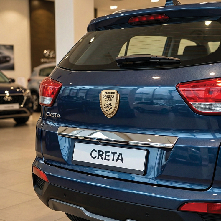 Hyundai Owners Club 3D Metal Sticker