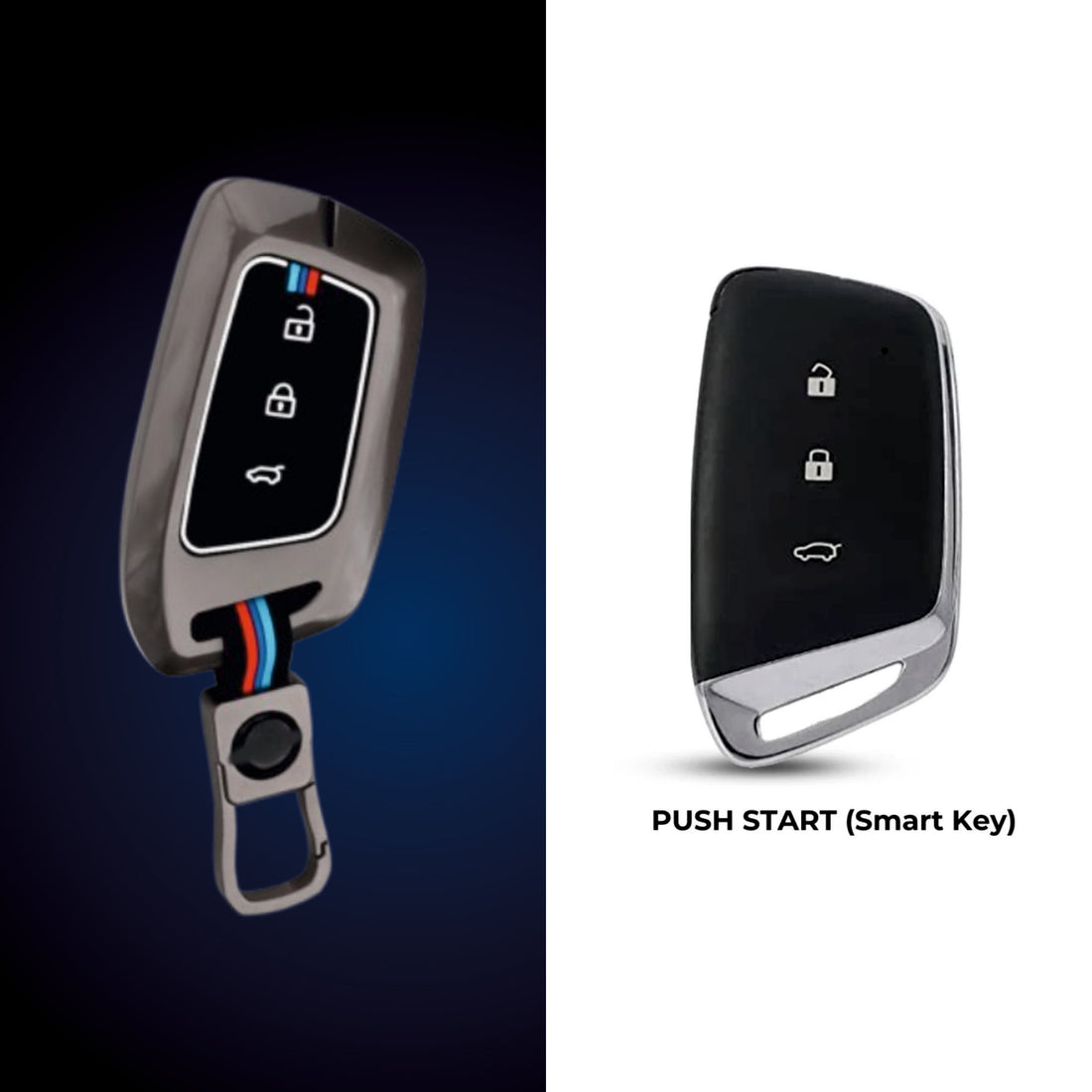 Car Metal Shape Key Cover For MG Cars