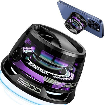 Magnetic Mini Bluetooth Speaker with RGB Lights & Phone Holder [G200]