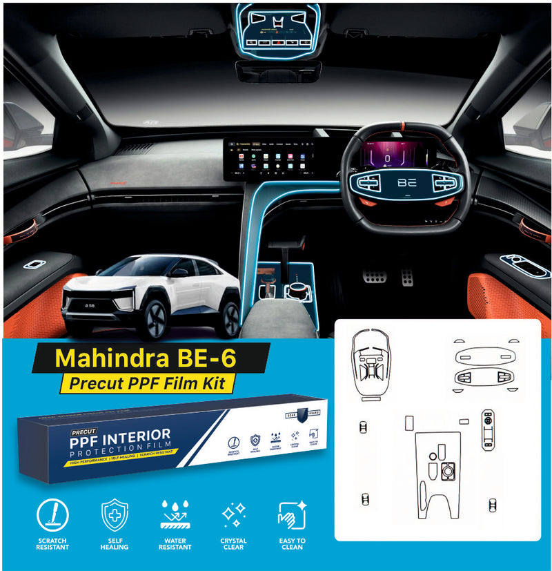 Mahindra BE-6 Interior Precut PPF Film Full Kit