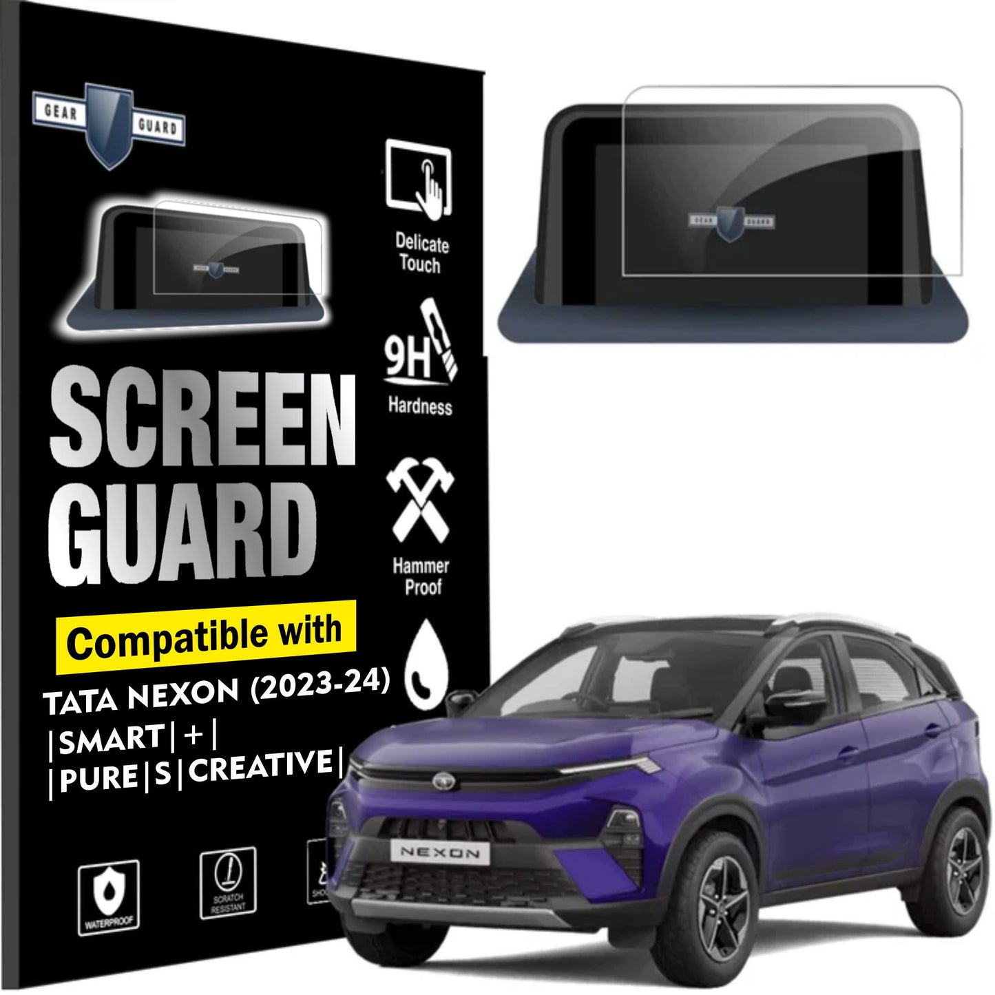 Tata Nexon Facelift Touch Screen Guard [2023-2024]