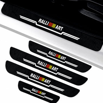 Rally ART Carbon Fiber Car Door Sill Guard - Set 4