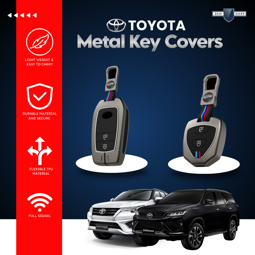 Car Metal Shape Key Cover For Toyota Cars